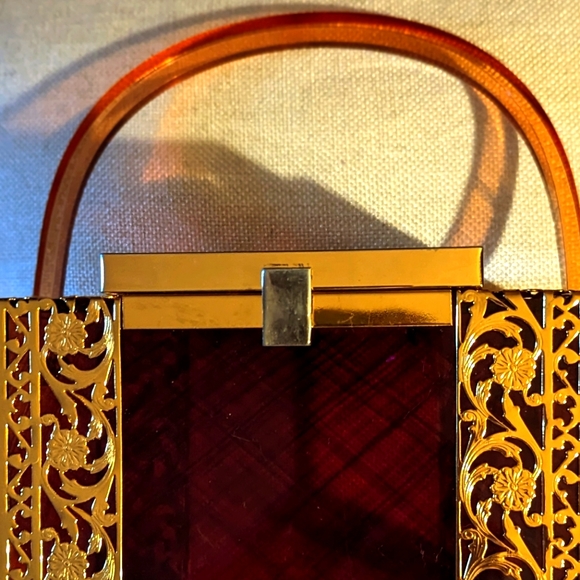 Vintage 1940's Lucite Bag. Great for Collectors  Serious Offers Considered - Picture 2 of 7